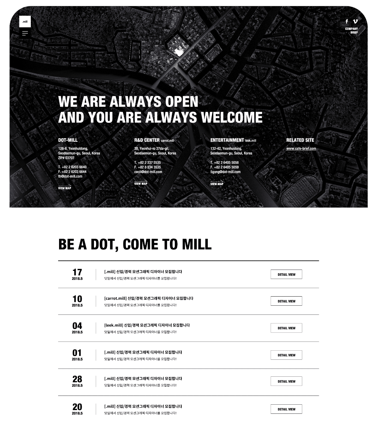 DOT-MILL Website